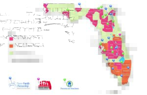 Map: FL MIECHV sites based on model and risk level