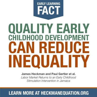 Early Childhood Development Can Reduce Inequality
